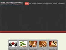 Tablet Screenshot of chrispacker.com.au